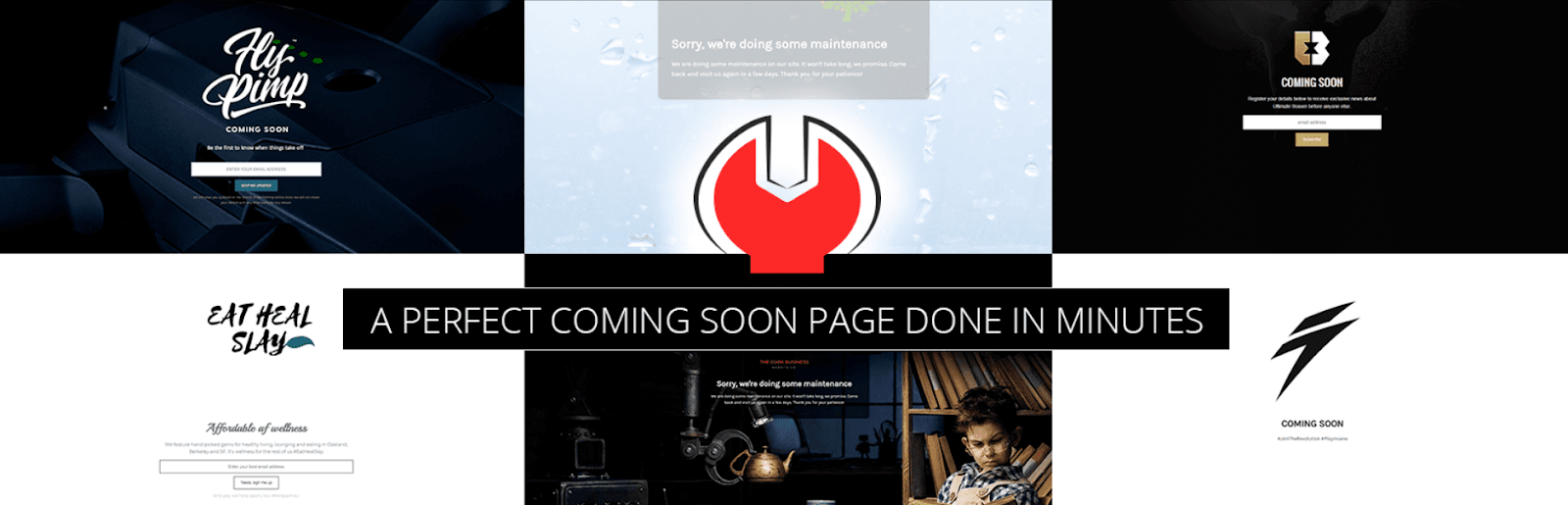 wordpress coming soon page