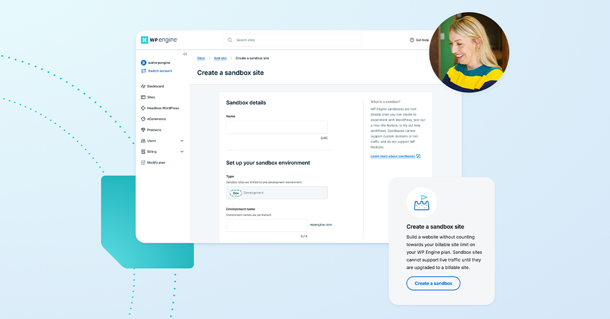 Introducing Sandbox Sites on WP Engine