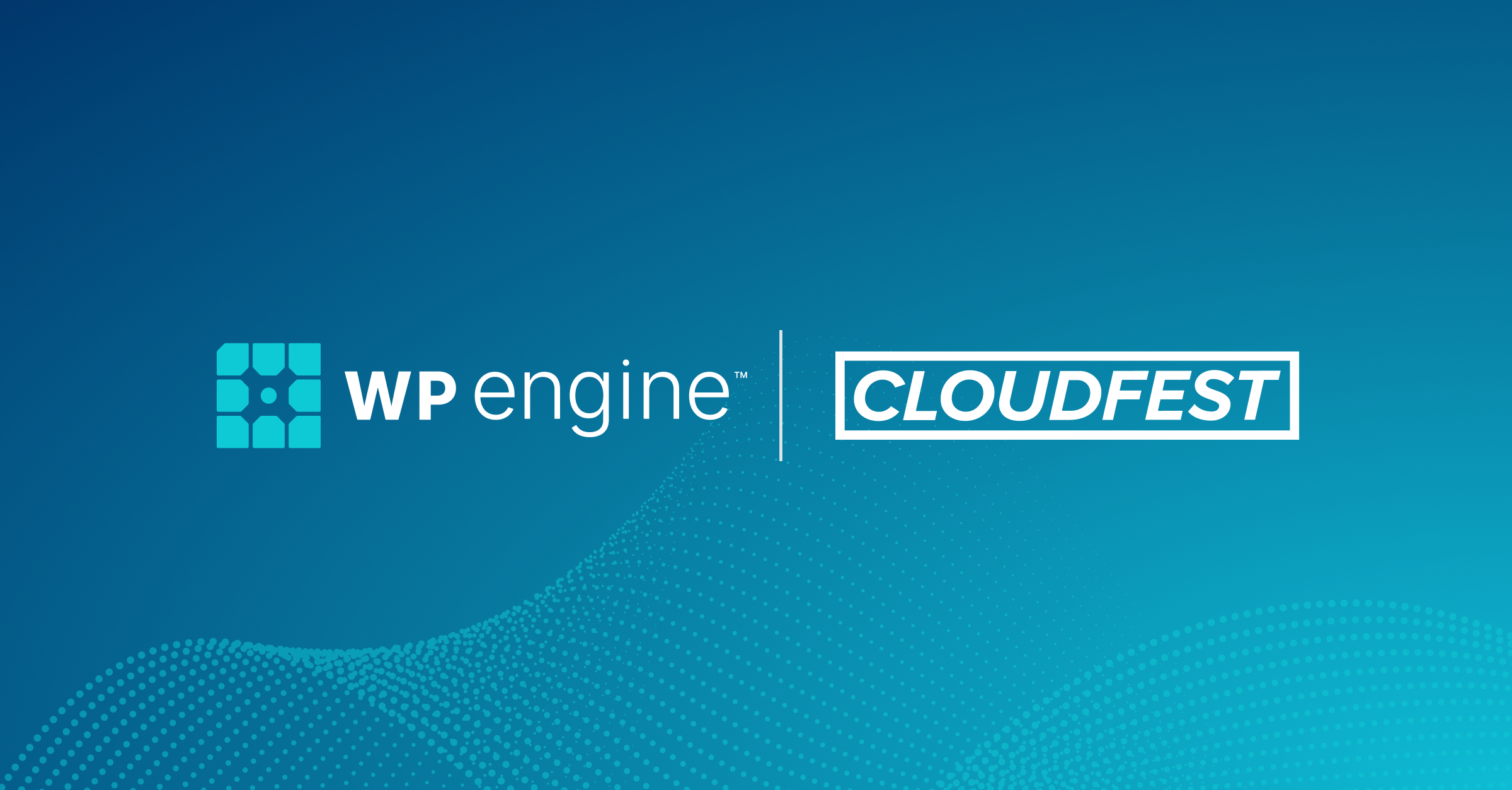 WP Engine is proud to sponsor Cloudfest!