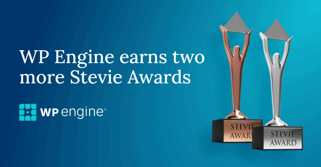 WP Engine Honored for AI Innovation and Customer Service Excellence by Stevie Awards